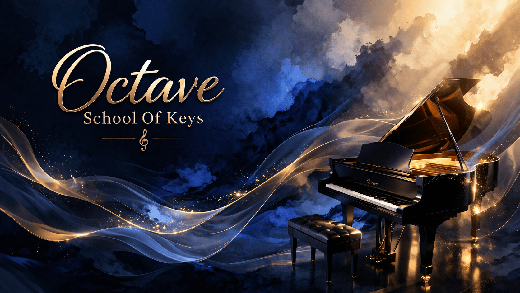 Octave School Of Keys luxury piano artwork